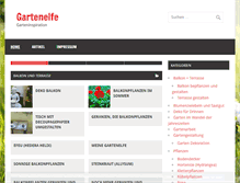 Tablet Screenshot of gartenelfe.info